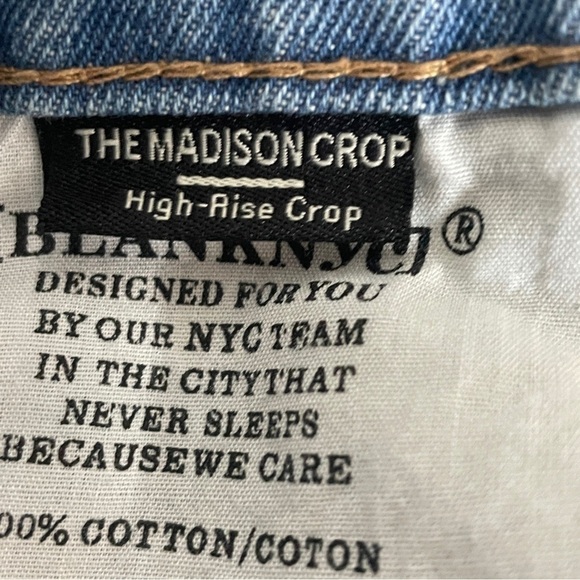Blank NYC The Madison High Rise Crop Got My Ways Jean - Picture 10 of 11